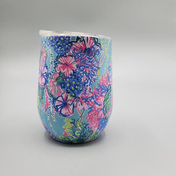 LILLY PULITZER BEACH YOU TO IT INSULATED STEMLESS 12 OZ TUMBLER - Picture 3 of 11